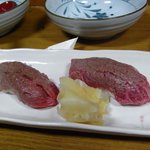 ふく田 - 米沢牛トロ握り