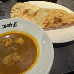 106 サウスインディアン - チキンカレーとナン