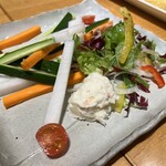 日本料理　呉濤 - スティック野菜サラダ（¥990）