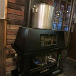 暖炉があります。