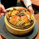 中華私房菜ハスノハナ - 上海蟹黒酢チャーハン