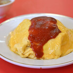 新三陽 - ポークオムライス＠税込1,200円│平日13:26頃訪問