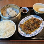 Akamatsu - 牡蠣の甘辛炒め定食
