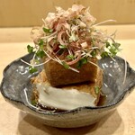 焼鳥 谷口 - 自家製厚揚げ