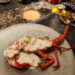 銀座鉄板焼き 肉一凛宮 - 銀座凛宮 伊勢海老のスペシャリテ　地蛤のスープ仕立て