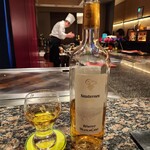 銀座鉄板焼き 肉一凛宮 - ペアリング　デザートワイン｡レゼルヴ・ムートン・カデ・ソーテルヌ。