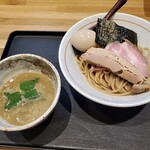 店名なし - 味玉濃厚煮干しつけ麺