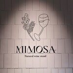 MIMOSA Natural wine stand - お店のロゴマーク