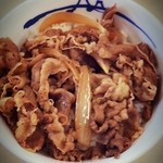 松屋 - 牛めし　並　２５０円