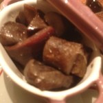 ラシェット M - 牛蒡と砂肝のワイン煮込み