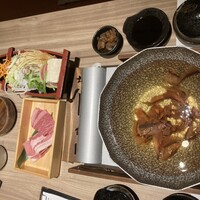 黄金出汁しゃぶと江戸前寿司 肉のあさつ 梅田お初天神店 - 