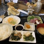 針中野 炉ばた 時代屋 - パパさんの御膳。