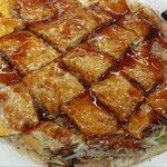 はぜや - 肉玉半そば。普通に美味しい