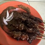 Warung Muslimin Sate & Gule Kambing - 1人８本