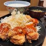 Yoshinoya - ヤンニョムから揚げ定食