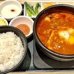 東京純豆腐 - 《明太子チーズトッポギスンドゥブ》