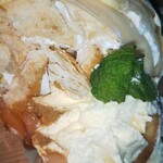 cafe nekoji - リンゴカスタードクリームクレープ。