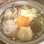 後山荘 - 牡蠣鍋