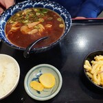 Kirakutei - みそラーメン定食　マカロニ