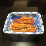 眞善美 - おつまみ：ピーカンナッツをアメ炊きしたおつまみ。