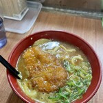 うどん 松屋 - 玉ねぎ、青ねぎいっぱい