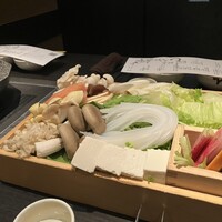 銀座しゃぶ輝 黒毛和牛しゃぶしゃぶ・すき焼き専門店 銀座本店 - 野菜