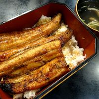 菊屋 - 特上鰻重、肝吸(2013/11/23撮影)