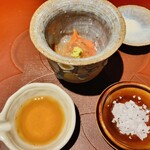 馳走 啐啄一十  - 【写真③】赤貝(瀬戸内海)、海水(瀬戸内海)ジュレ