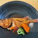 八ヶ岳 えさき - キンキの煮付け