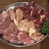 Hidayouganyakihorumombuccha - ハラミ3種盛り(牛、豚、鶏)