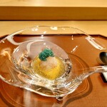 美会 - ボタン海老 あん肝 菊花