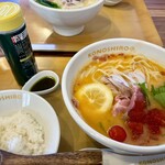 らぁめん このしろ - 料理写真:トマトクリームらぁめん＋リゾット風ごはん