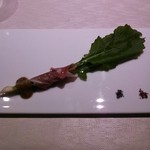 京小蕪と生ハムの前菜