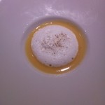 安納芋のカプチーノ仕立てのスープ