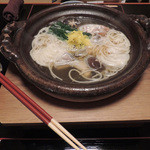 俵屋旅館 - 温物：鯛と麺