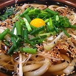 手打ちうどん磴 - ごまネギうどん
