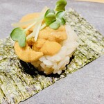 Sushi Sake Sakana Sugitama - 漬け雲丹（＾ν＾）