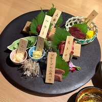 完全個室 しゃぶしゃぶ九 西麻布 本店 - 極上　馬刺し盛り合わせ