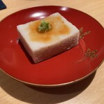226667235 - 石川県産レンコンの豆腐仕立てトマト風味のソース添え