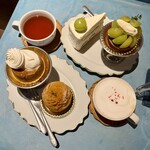 Petika sukemasacoffee - 『イチジクジンジャーティー』『シャインマスカットのショートケーキ』『シャインマスカットのタルト』『イチジクジンジャーミルクティー』
      『かぼちゃプリン』
      『かぼちゃモンブランタルト』