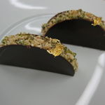 ロオジエ - チョコレートとピスタージュ、ノワゼットのクリーム