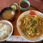 川西屋 - 焼きそば定食