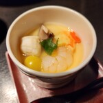 上野 京料理と個室和食 嵐山 - 海鮮茶碗蒸し　