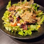 上野 京料理と個室和食 嵐山 - カツオのサラダ