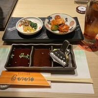 炭火和牛焼肉もうもう亭 広小路店 - ナムル、キムチ