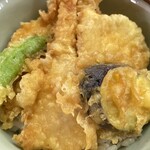 手打ちうどん　芭蕉 - 野菜天丼