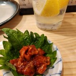 もつ焼き はる - チャンジャ