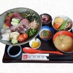 Yamakake Seafood Bowl set meal