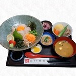 西村商店 - タイの塩だれ海鮮丼定食