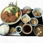 西村商店 - 商店ヒレカツ定食